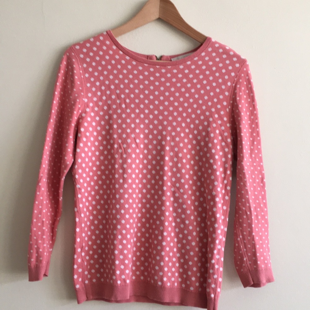 LOFT Cotton Sweater Top - Polka Dots 😍